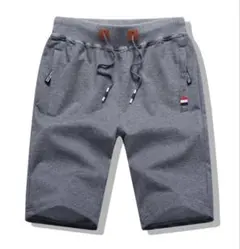 ハーフパンツ メンズ ショートパンツ 短パン グレー M〜2XL 新品
