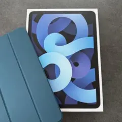 [カバー付き美品]iPad Air 10.9インチ 64GB スカイブルー