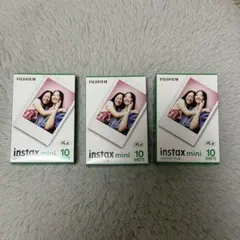 富士フィルム チェキ instax mini フィルム 10枚入り 3パック