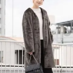 beauty&youth unitedarrous ロングコート　ファーコート