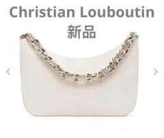 Christian Louboutinレザー ハンドバッグ シルバーチェーンのサムネイル