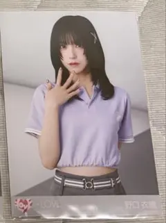 イコラブ 生写真 野口衣織 ポロシャツ