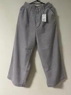 コーデュロイワイドパンツ