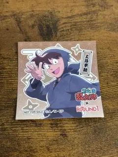 ラウンドワン　忍たま乱太郎　ステッカー　土井半助　非売品