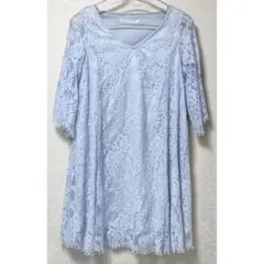 MERCURYDUO　コードレースフレアワンピース