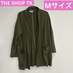 THE SHOP TK Mサイズ オリーブグリーン カーディガン緑ジャケット羽織