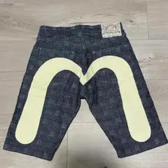 さ*ち様 EVISU デニム ショートパンツ LOT 2001 大黒 - メルカリ