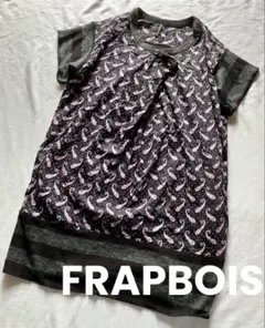 FRAPBOIS 異素材 ペイズリー柄 ワンピース チュニックのサムネイル