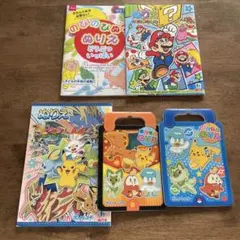 ぬりえセット ポケモン マリオ 5冊