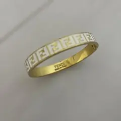 フェンディ バングル ブレスレット フォーエバー FF ズッカ ゴールド
