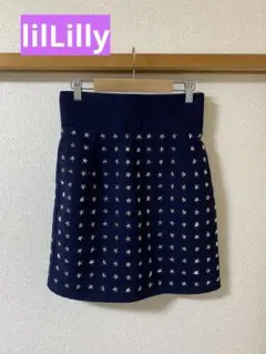 lilLilly スタッズミニスカート