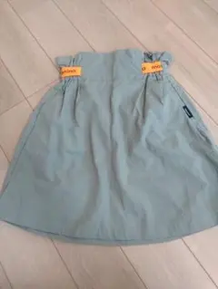 【美品】manina☆ウエストゴム☆カーキスカート☆120