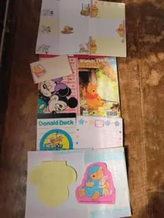 昭和レトロ　ディズニー　サンリオ　メモ用紙　便せん