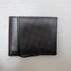 訳あり dunhill 二つ折り財布 黒