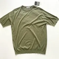 未使用 john smedley クルーネックニット シーアイランドコットン Lのサムネイル