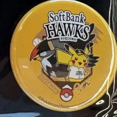 マイナビオールスターゲーム ポケモン コラボ 缶バッジ ソフトバンクホークスのサムネイル