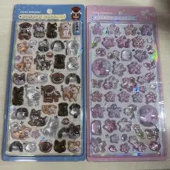 正規品和柄ボンボンドロップシール 日本犬・桜