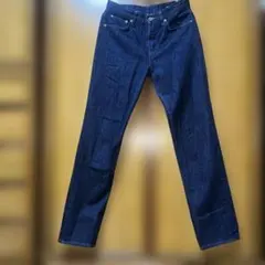 美品　UNIQLO ストレートデニム 66 ダークブルー