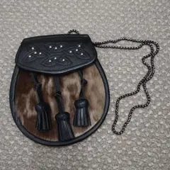 Kinloch Anderson ショルダーバッグ タッセル付き