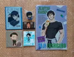 呪術廻戦 キャラクターグッズ 伏黒甚爾、孔 時雨、黒井美里 6点セット