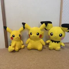 こ様専用⭐︎ピカチュウ ぬいぐるみ 3体セット