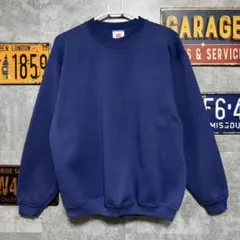 風*呂様 Hanes Her Way スウェット トレーナー ネイビー レディー