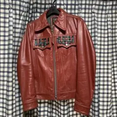 2026年最新】SCHOTT カラー：レッド系 メンズ レザージャケット
