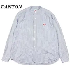 DANTON】ダントン ボタンダウン 半袖 シャツ スナップボタン 42サイズ