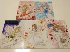 ガラスの仮面 新品ポストカード2種3枚セット 花とゆめ展 美内すずえ