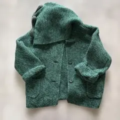 baby GAP ベビー ニットパーカー グリーン 6-12ヶ月