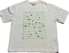 PUMA Tシャツ ホワイト 総柄 スポーツレディース プーマ S フィットネス