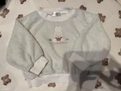ウサギ刺繍フリース風トレーナー 100cm ミッフィー