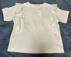 SUN VALLEY フリルレースTシャツ ホワイト Mのサムネイル