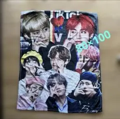 bts ブランケット 膝掛け テヒョンVテテ 80×100 新品‼️ 【1点限り