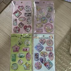 ウォーターシール　4枚セット　セリア