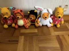 くまのプーさん ぬいぐるみ 5体セット　新品