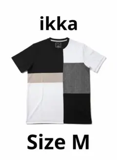 ikka パッチワークTシャツ Mサイズ