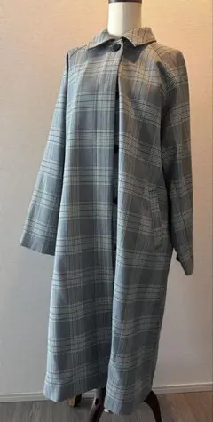 アソートチェックステンカラーコート