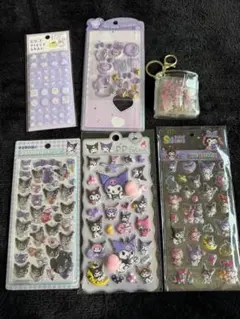 カットピースシールサンリオベビー＆ボンボンドロップシール第二弾・うるちゅるクロミ