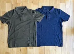 中古 色褪せ ユニクロ トーマスマイヤー エアリズム ポロシャツ セット M