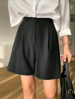 【未使用】ブラック ショートパンツ ハーフパンツ