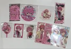 すとぷり　さとみくん　うちわキーホルダー　アクキー　お守り　アクリルコースター