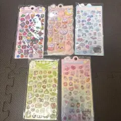 ぷっくりシール 5枚　まとめ売り