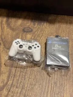 プレステ ミニチュアチャーム付きビスケット コントローラー メモリーカード