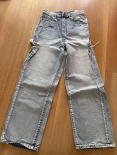 LOWRYS FARM ライトブルーダメージデニム