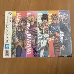 죠죠 の奇妙な冒険 5部 集合 クリアポスター 이치방쿠지