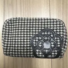 MARY QUANT 千鳥格子柄 ポーチ