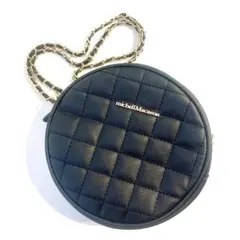 【美品】michell Macaron ラウンドチェーンバックノベルティ