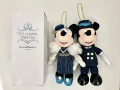 東京ディズニーシー ミッキー ミニー ぬいぐるみセット キーホルダー グラス