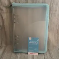 DAISO 6リングファイル ブルー値下げなし即買いOK